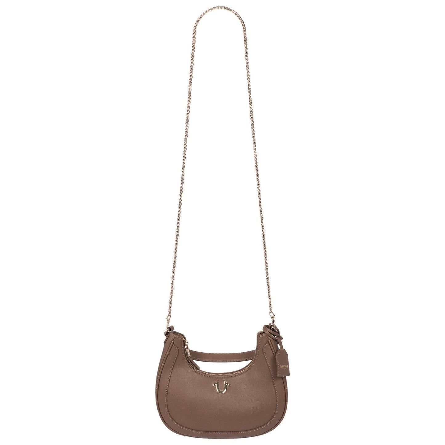True Religion Zip Top Crescent Hobo Bag