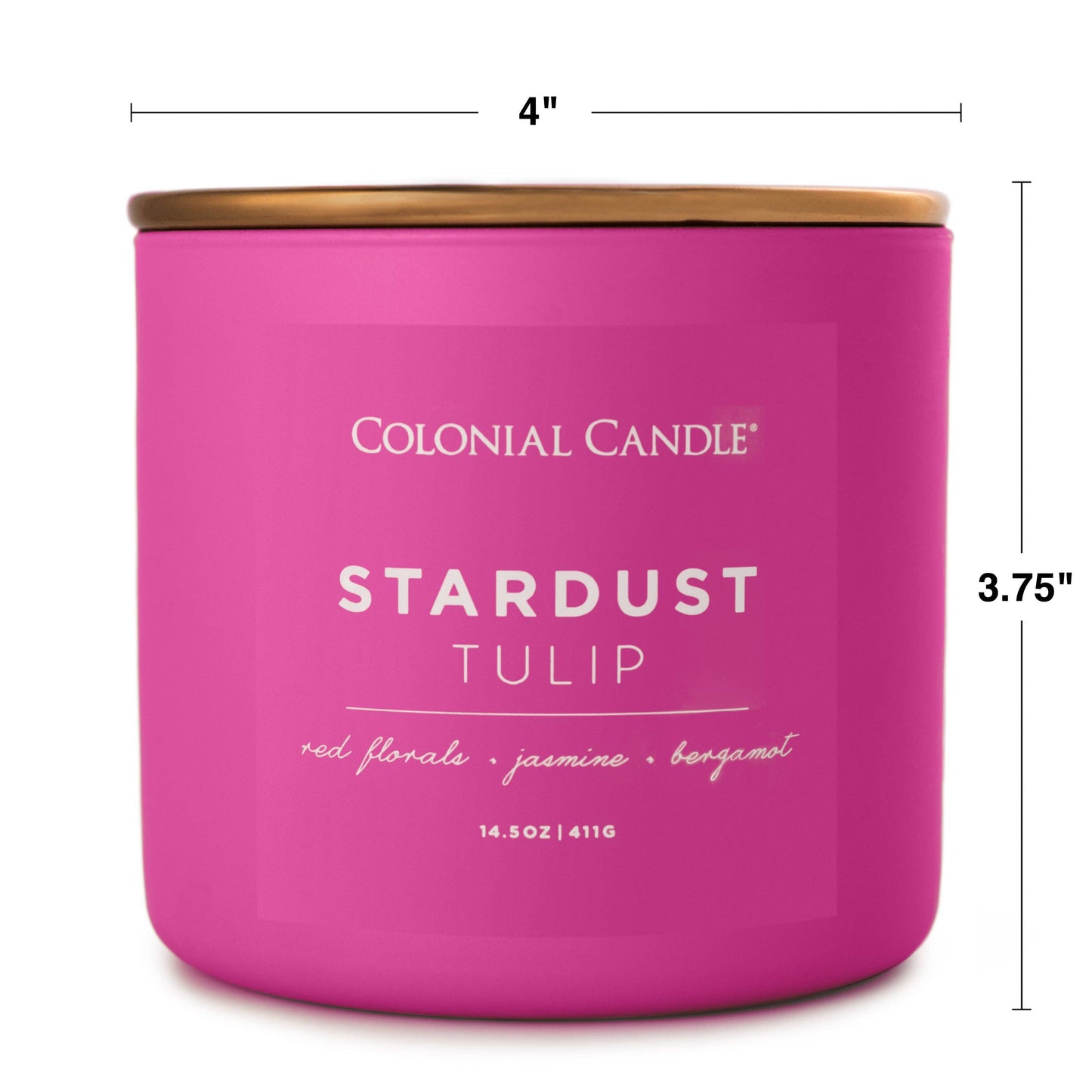 Stardust Tulip Scented Jar Candle, Soy Blend Wax, 14.5oz