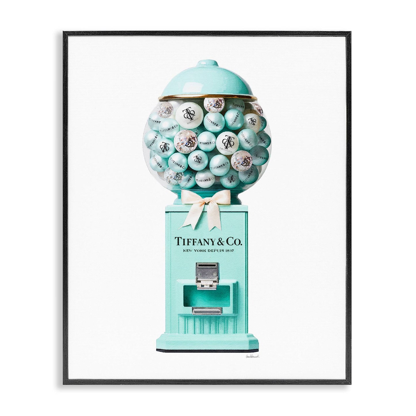 Turquoise Fashion Candy - Framed Wall Art