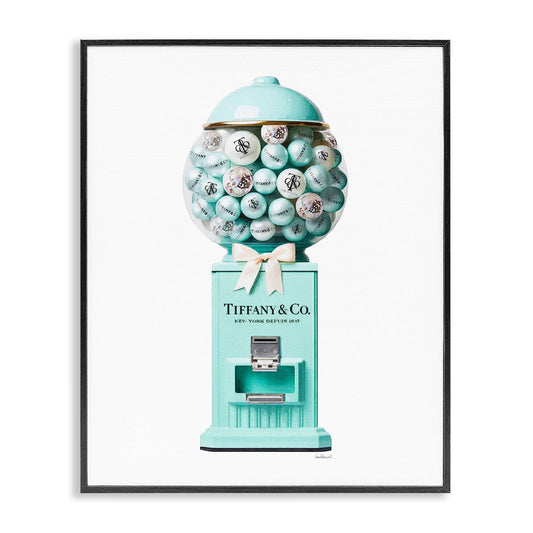 Turquoise Fashion Candy - Framed Wall Art