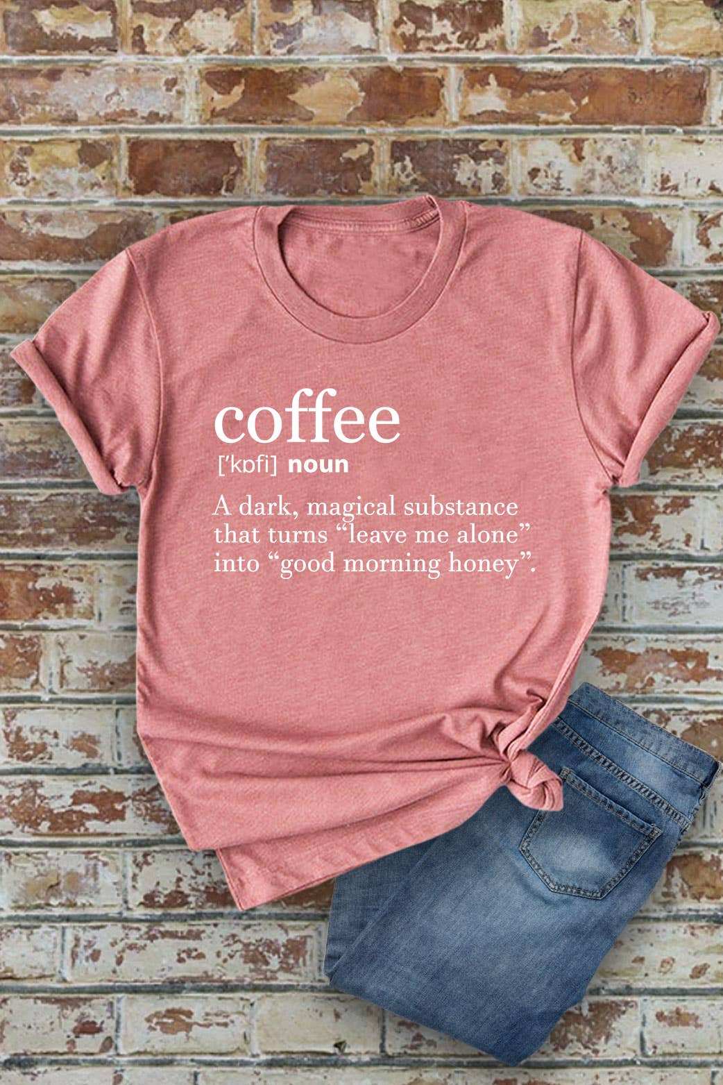 Coffee Definition, Unisex Round Neck T-Shirt
