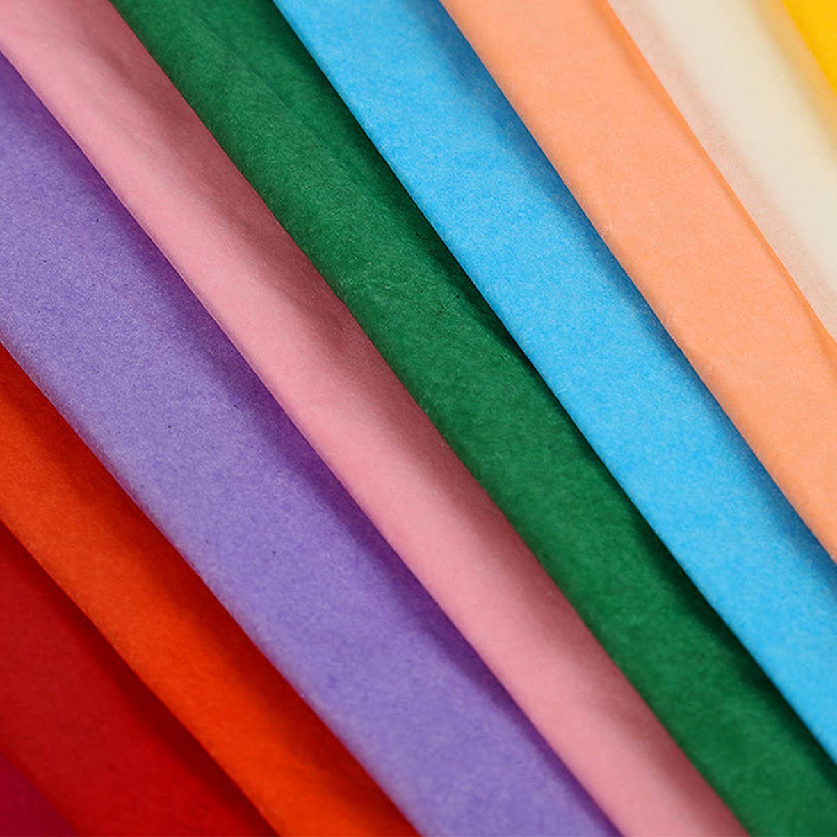 100pc, 31x20" Colorful 17g Gift Wrapping Tissue Paper Sheets