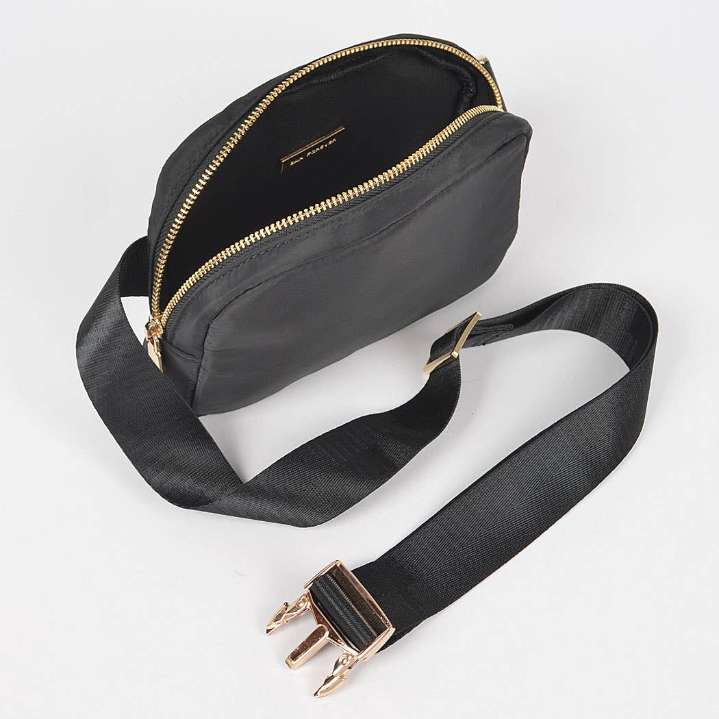 Nylon Zip Fanny Pack