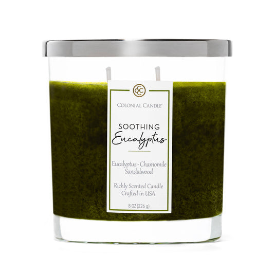 Signature Oval Soothing Eucalyptus, 2 Wick, 8oz