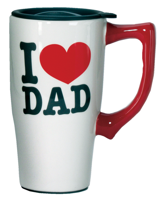 I Love Dad Travel Mug