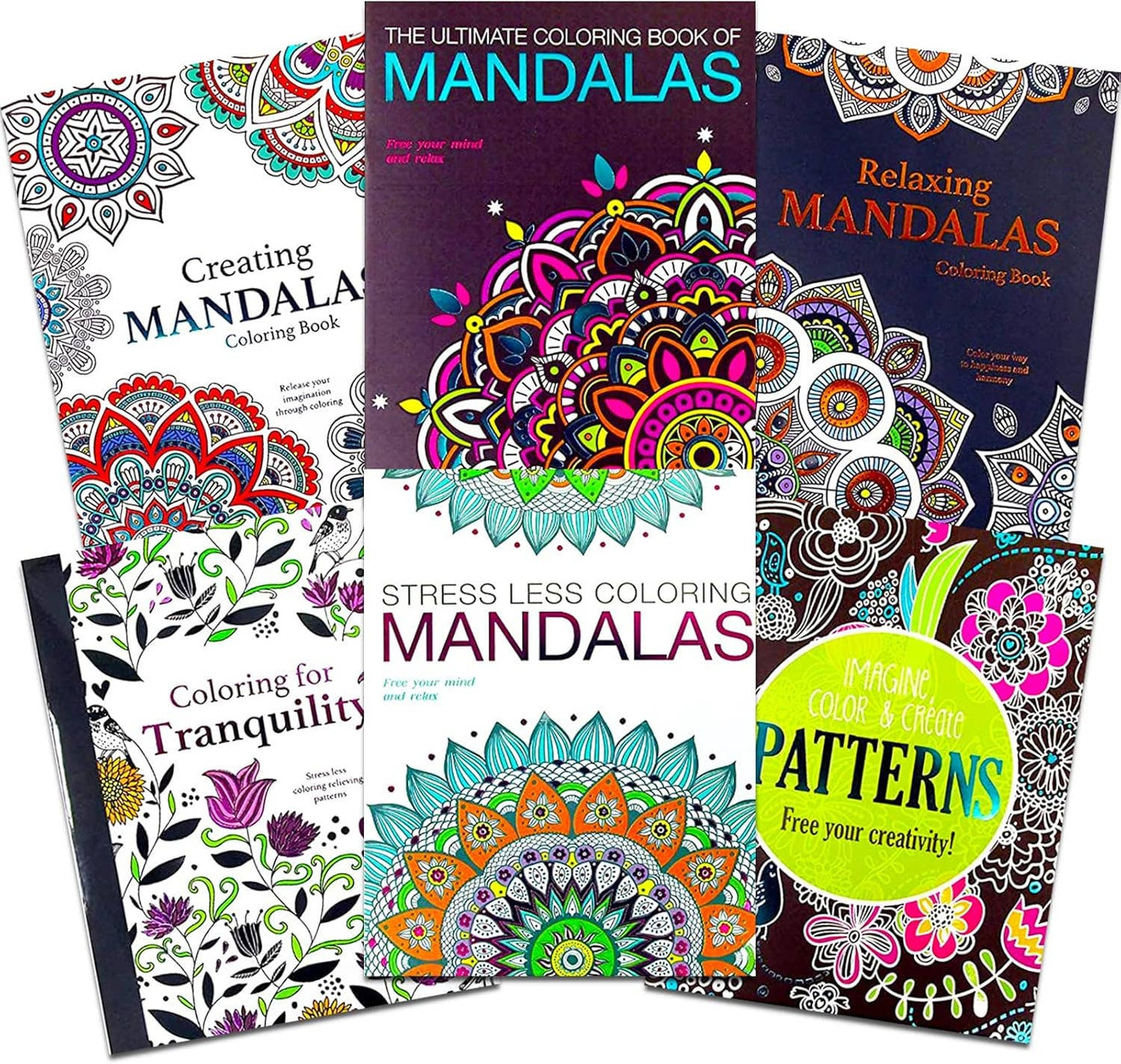 Adult Deluxe Coloring Book Bundle - 10ct