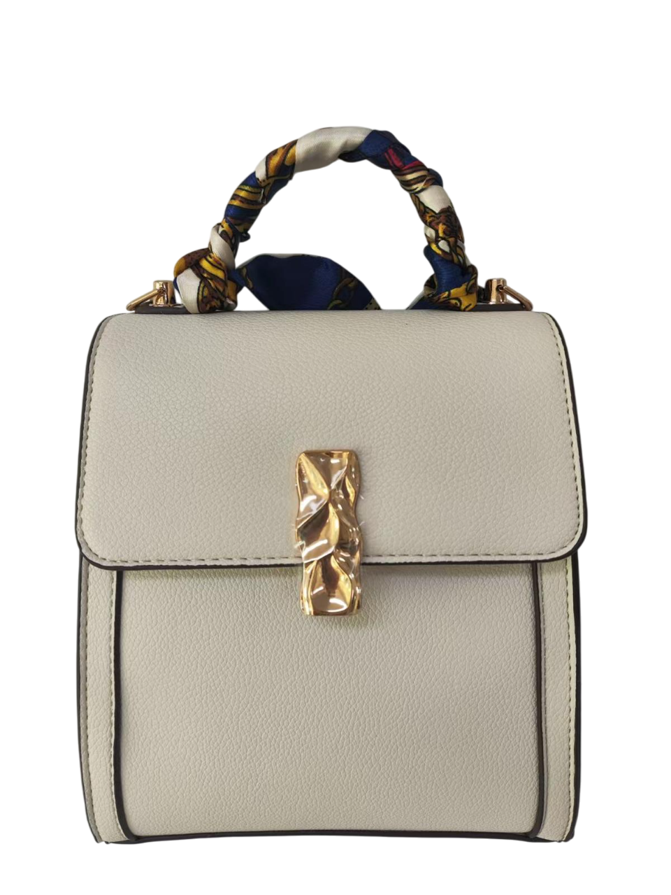 7525 - Crossbody Bag With Silk Scarf