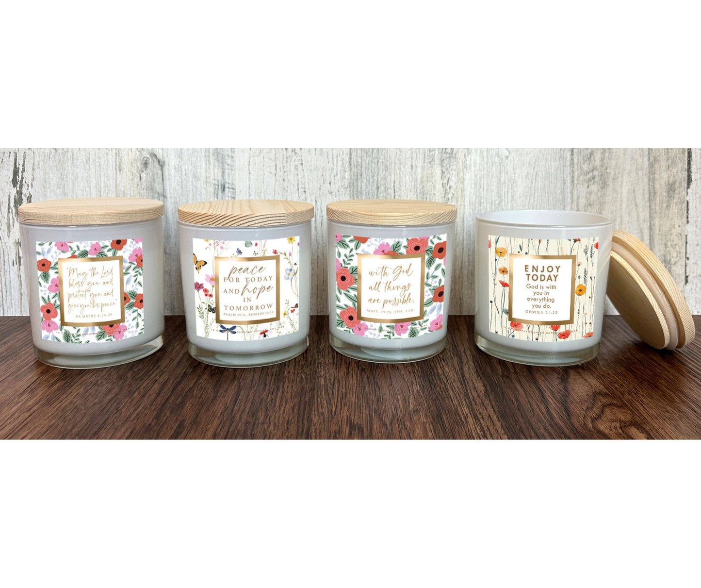 LCP Soy Candle Floral With God All Things