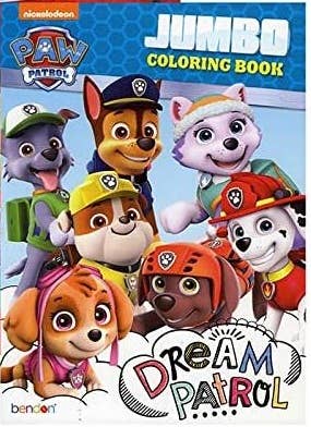 Paw Patrol Jumbo Coloring Book - Dream Patrol