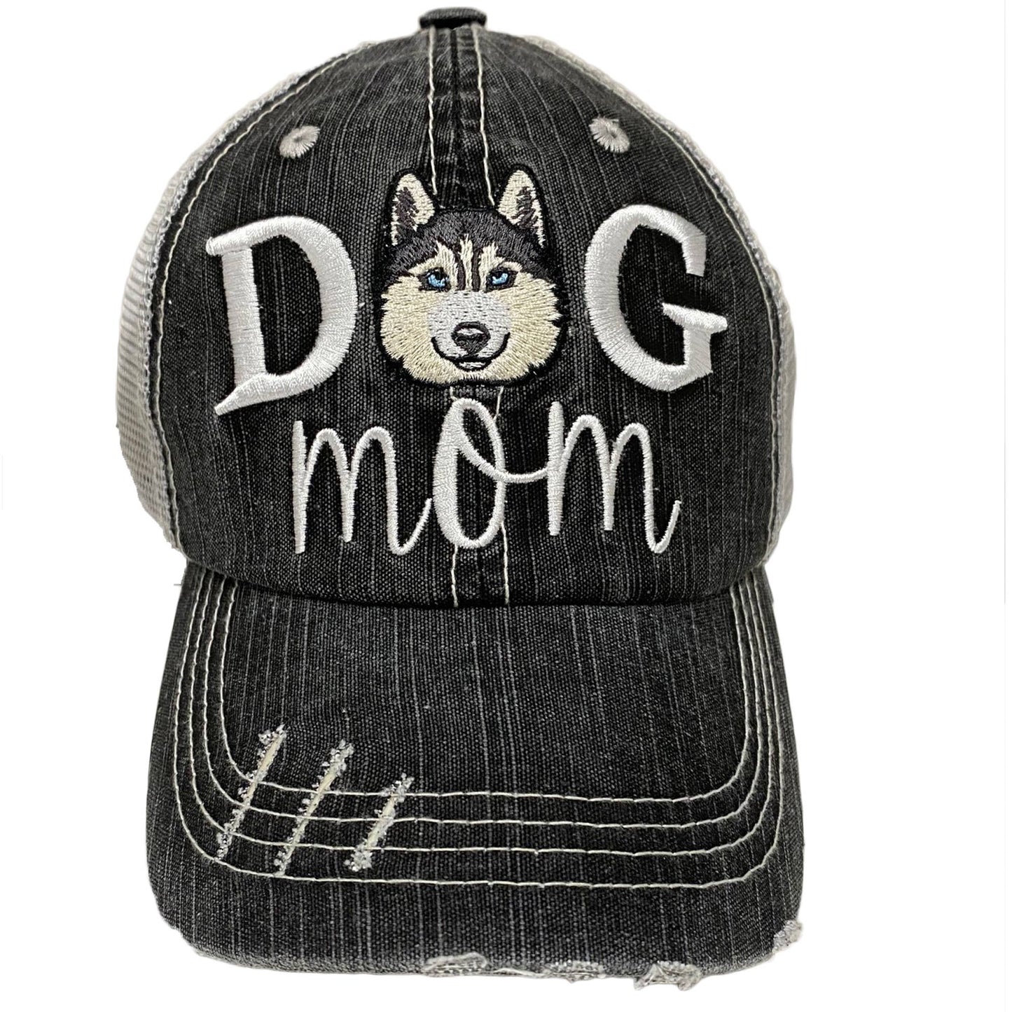 Dog Mom Women's Baseball Hat Embroidered Pet Cap- 12 breeds