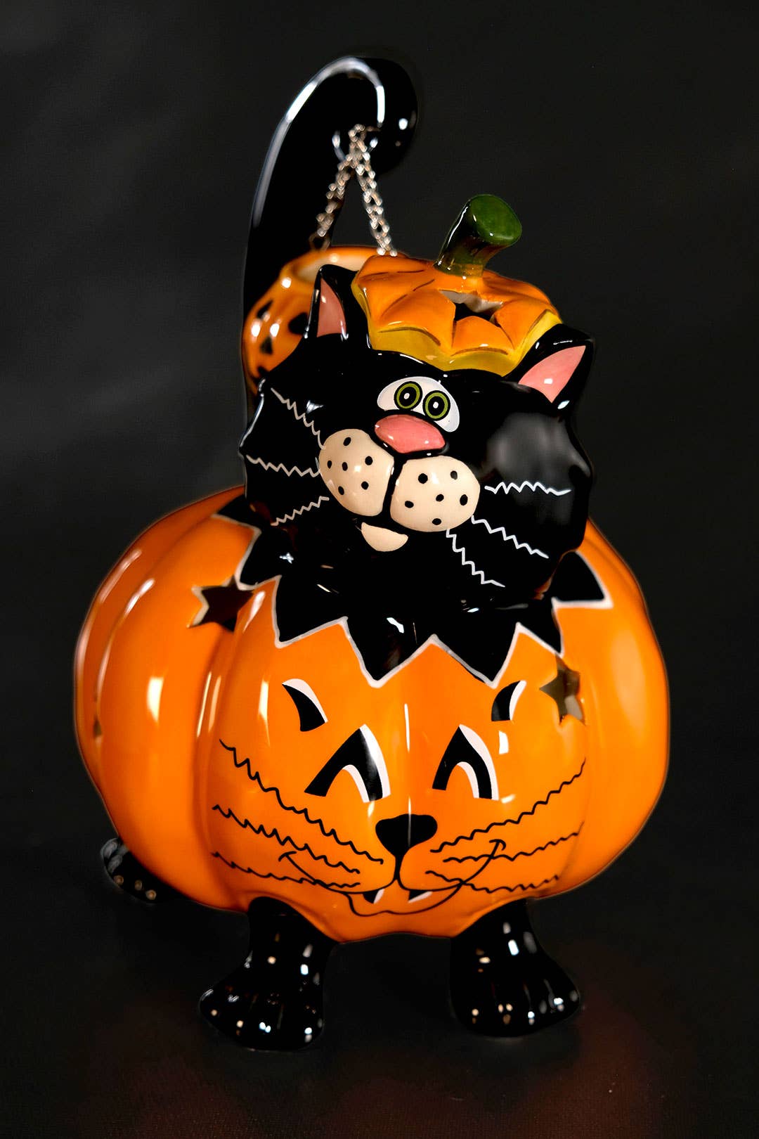Halloween Cat Figurine
