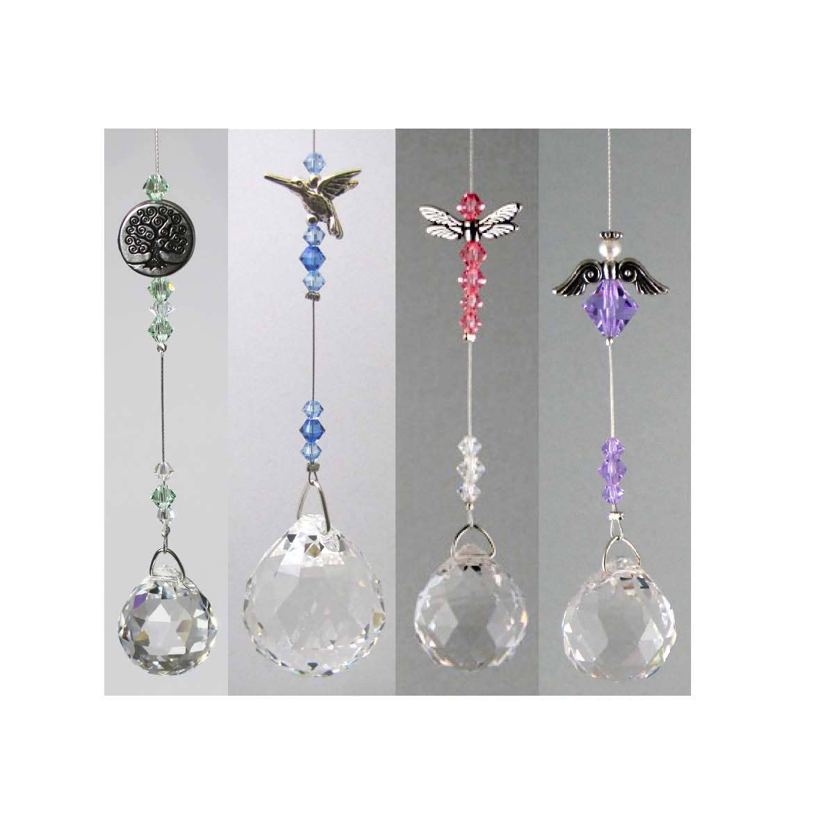 16pc. Charm Window Drop Assortment with Variety of Charms