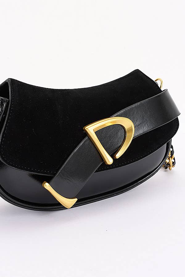 Luxury Crescent Flap Shoulder Bag HPC6924