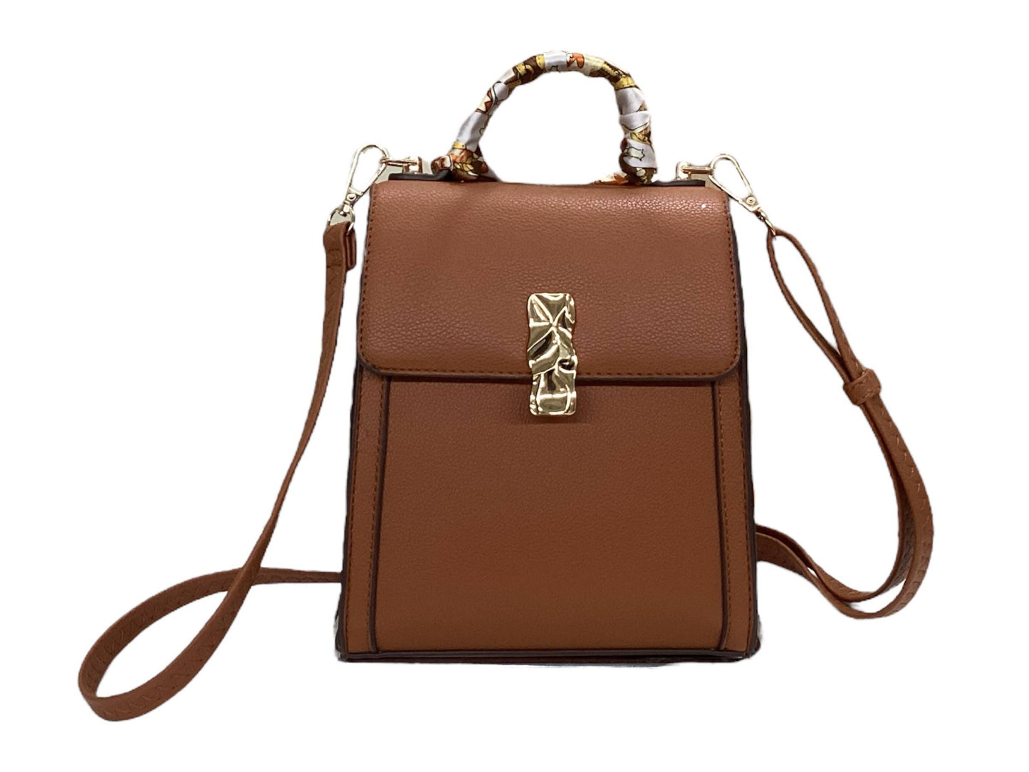 7525 - Crossbody Bag With Silk Scarf
