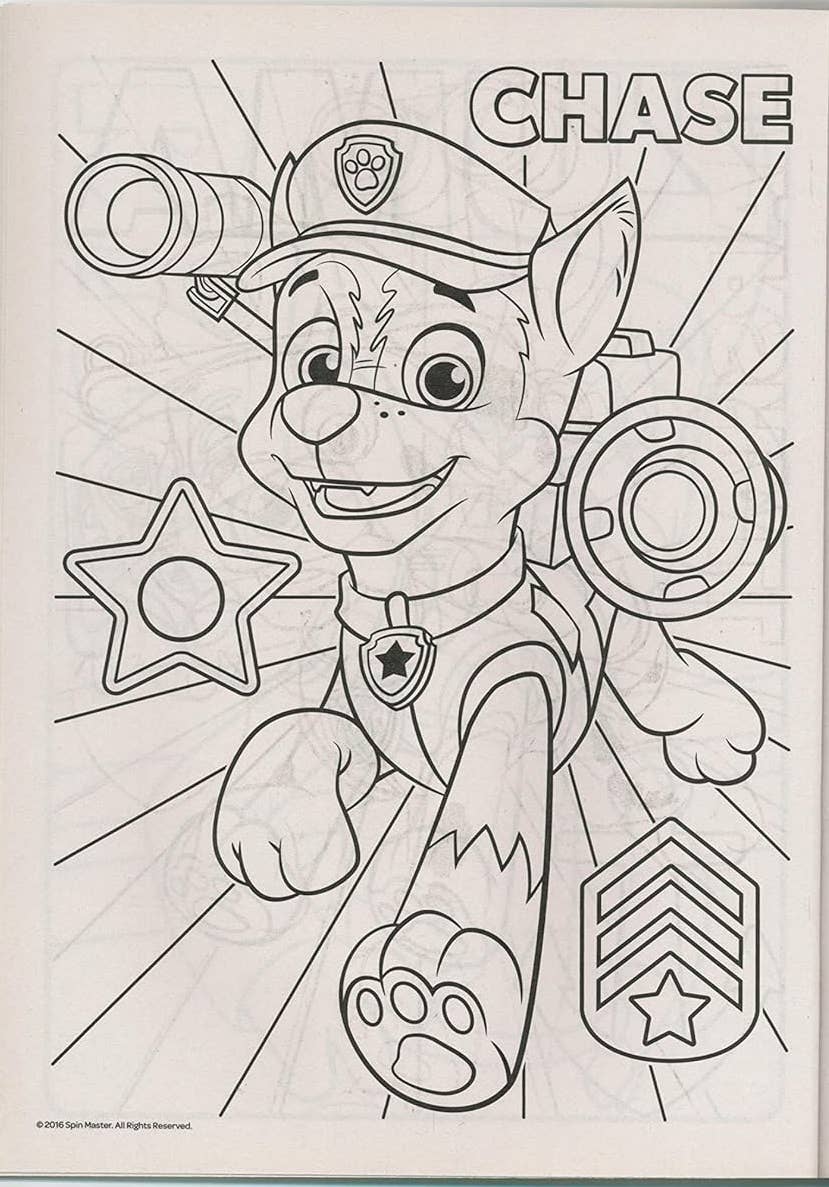 Paw Patrol Jumbo Coloring Book - Pups in Action assorted boo