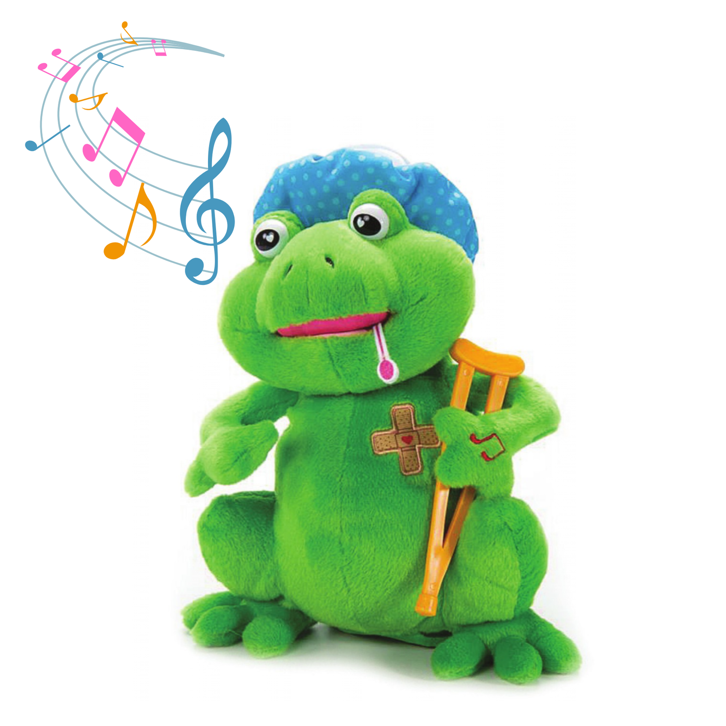 Get Well Soon Singing Frog – Musical Plush.