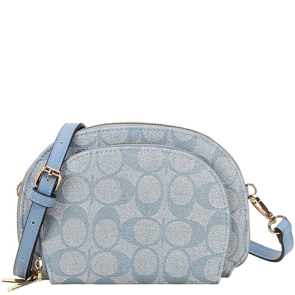 ROUND OVAL PRINT CROSSBODY BAG, XFT 1337