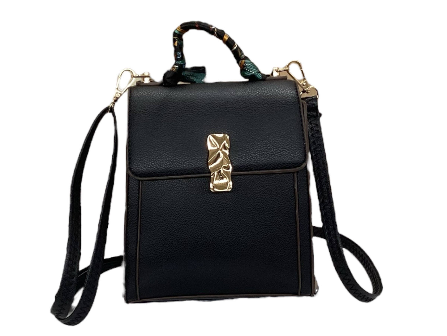 7525 - Crossbody Bag With Silk Scarf