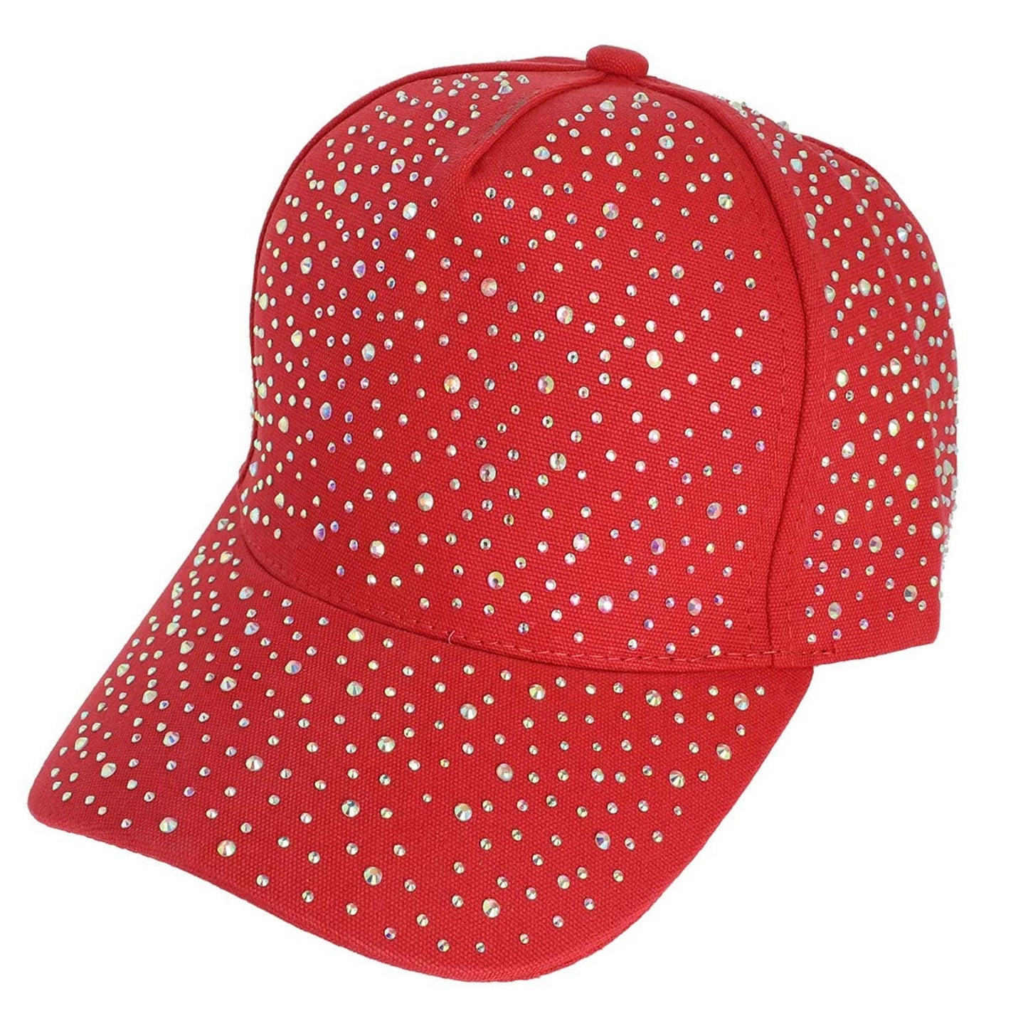 Jeweled Crystal Rhinestone Studded Baseball Cap