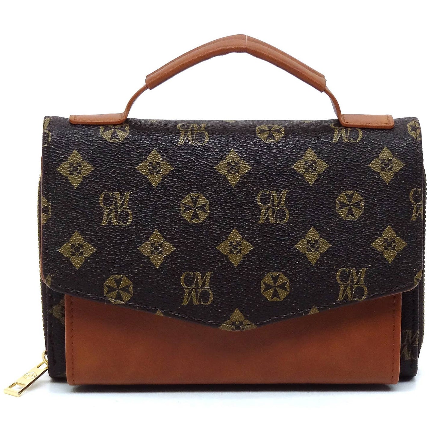 CM088 CM Monogram Envelope Flap Crossbody Bag