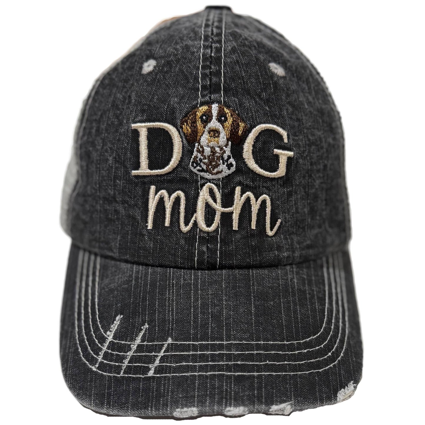 Dog Mom Women's Baseball Hat Embroidered Pet Cap- 12 breeds