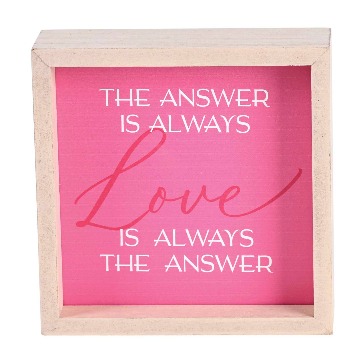 Two-Sided Art The Answer Is Always Love