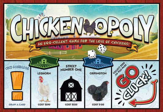 Chicken-Opoly Board Game, by Late for the Sky