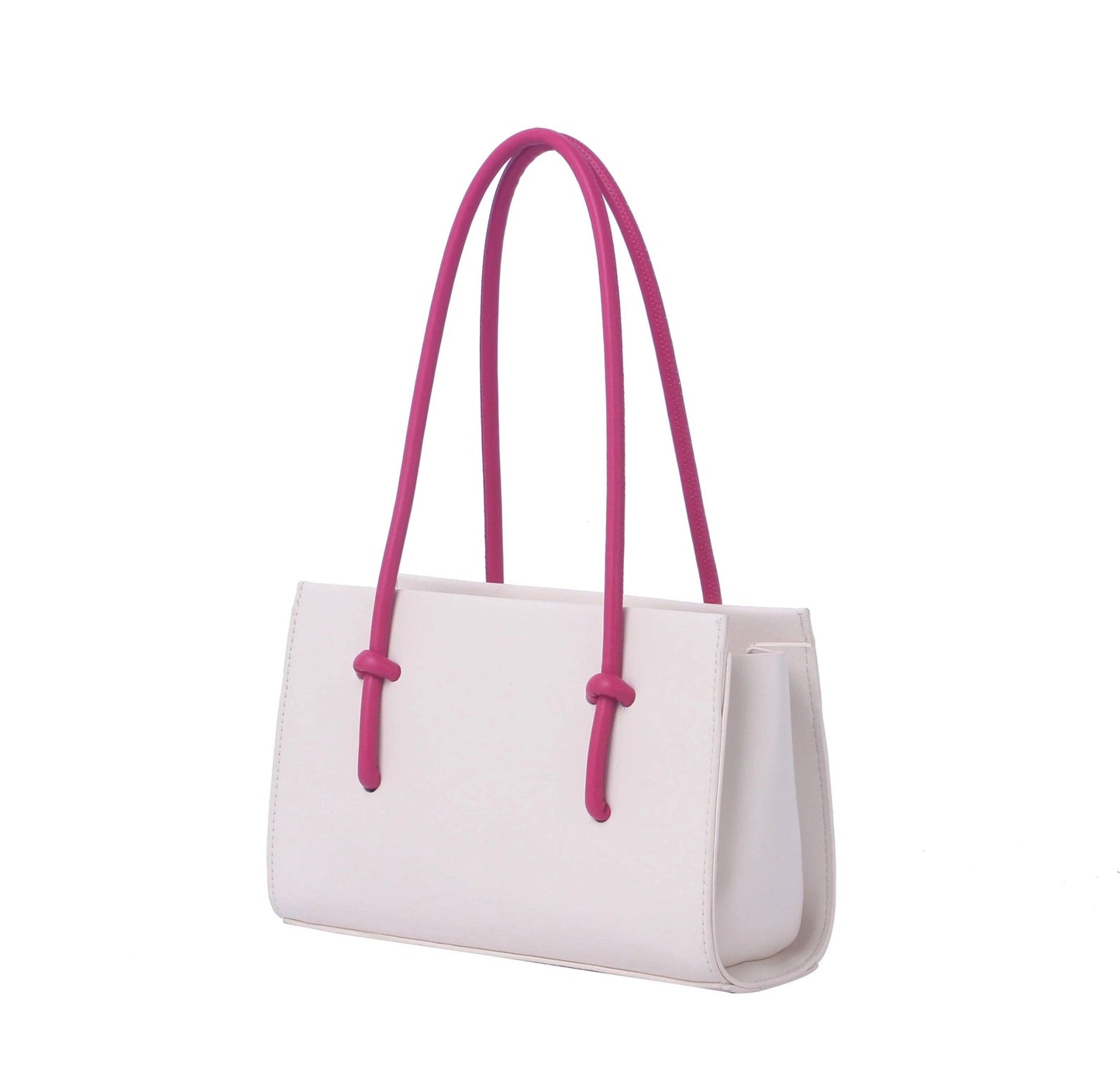 Contrast Handle Fashion Hand Tote
