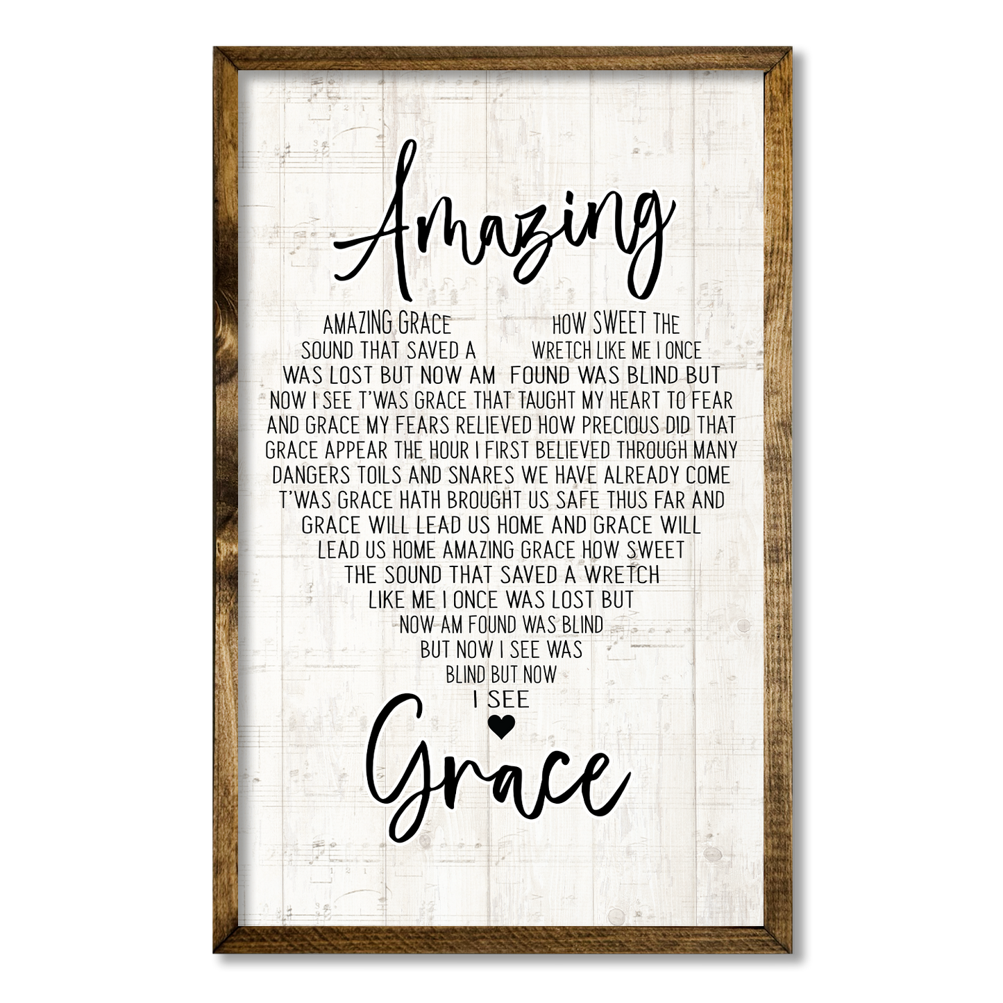 TIMBERLAND FRAME AMAZING GRACE