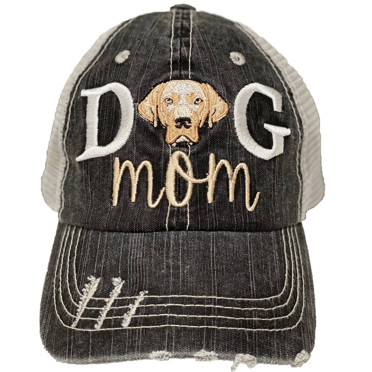 Dog Mom Women's Baseball Hat Embroidered Pet Cap- 12 breeds