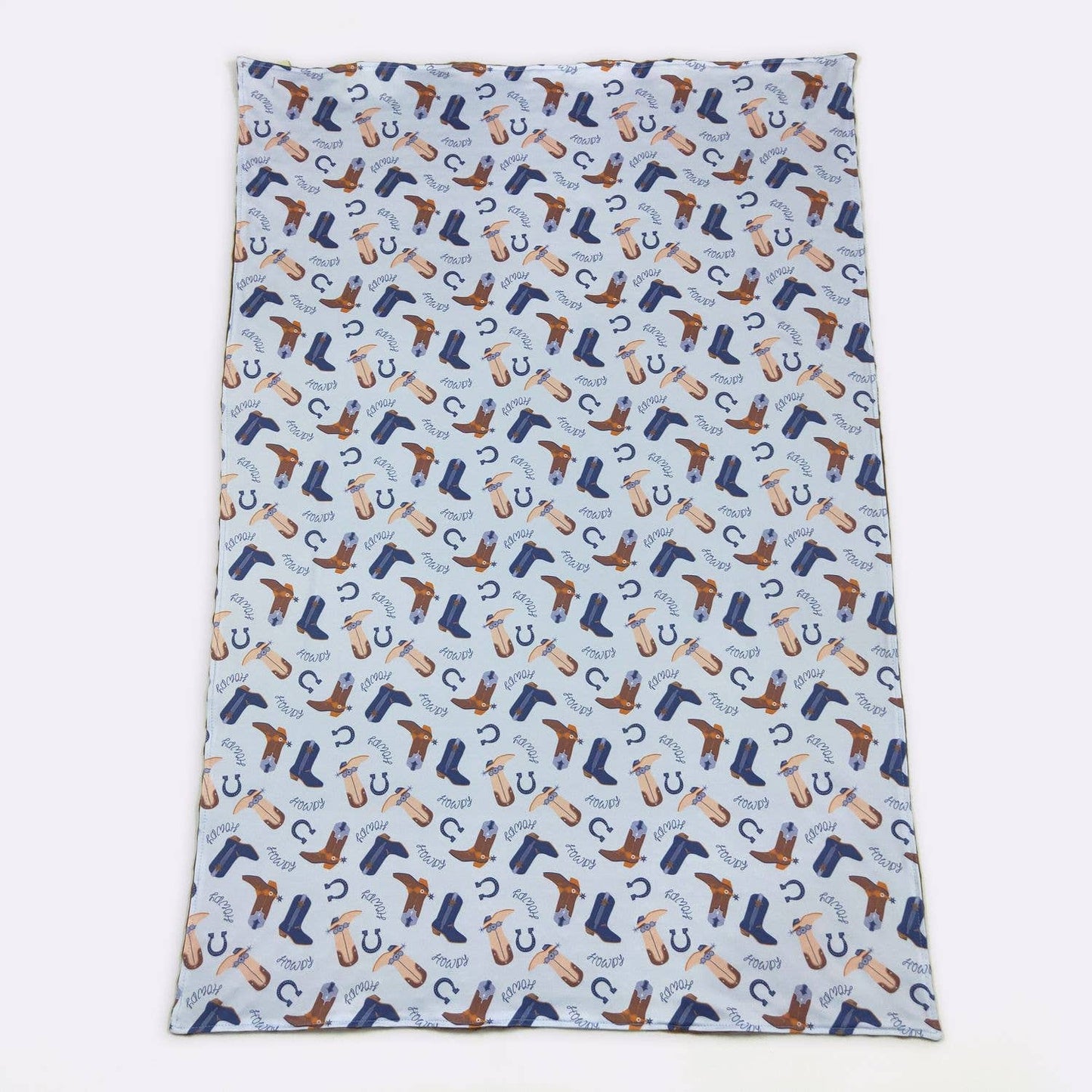 Blue Howdy Blanket