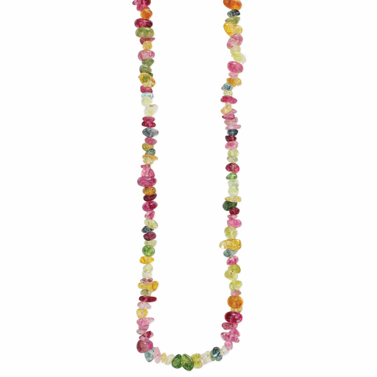 Sea Glass Rainbow Glass Bead Necklace