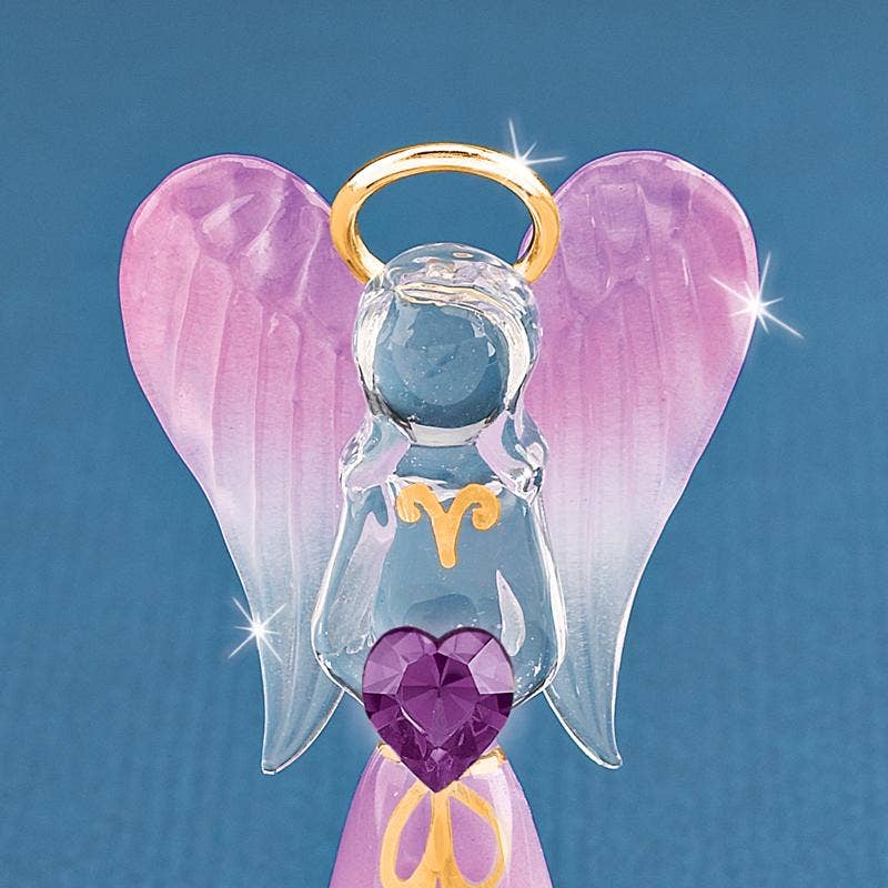 A2 879-L2: Lavender Angel with Crystal