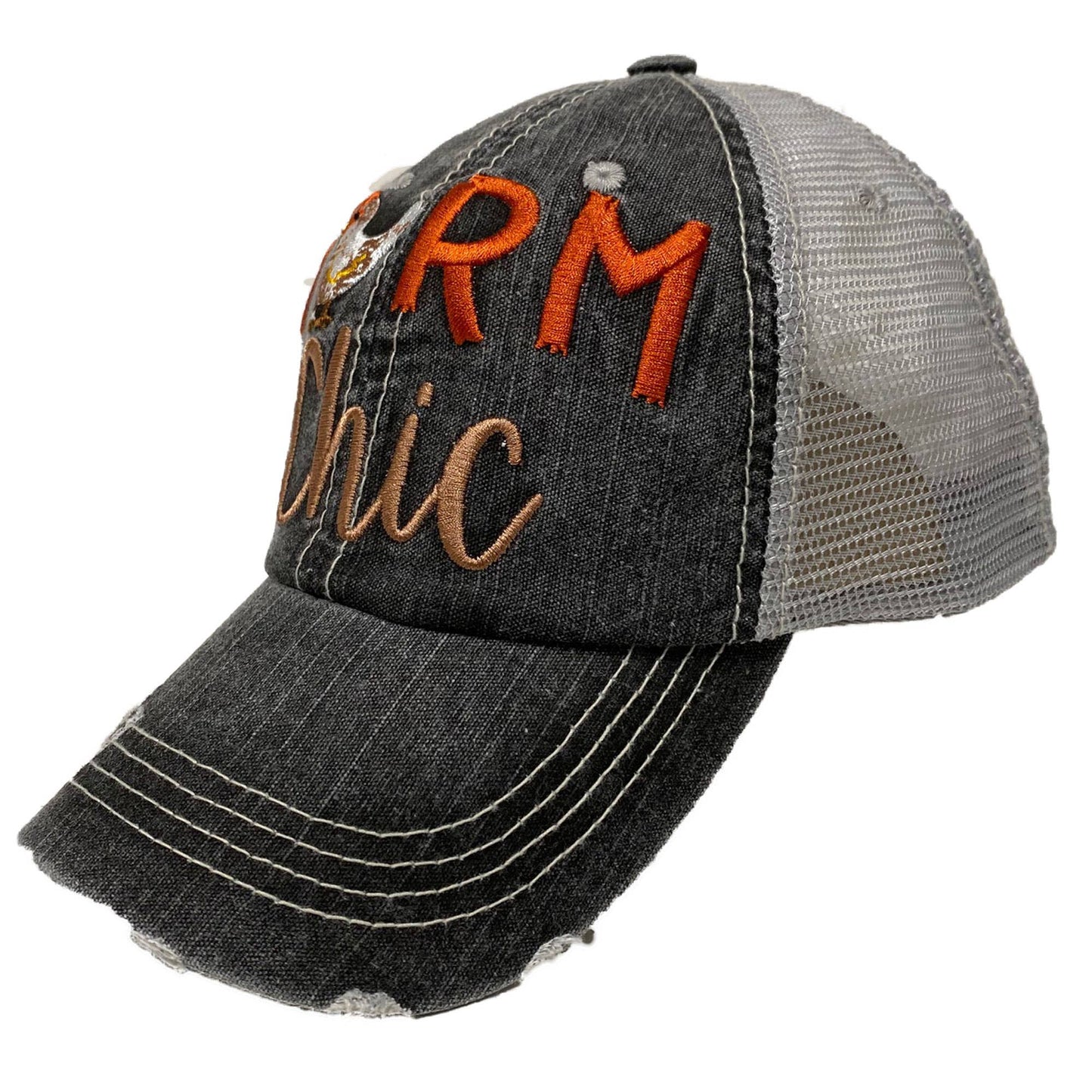 Farm Chic Women's Embroidered Baseball Cap