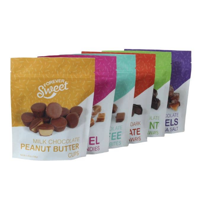 Forever Sweet Milk Peanut Butter Cups Pouch Bag, 5.25 oz