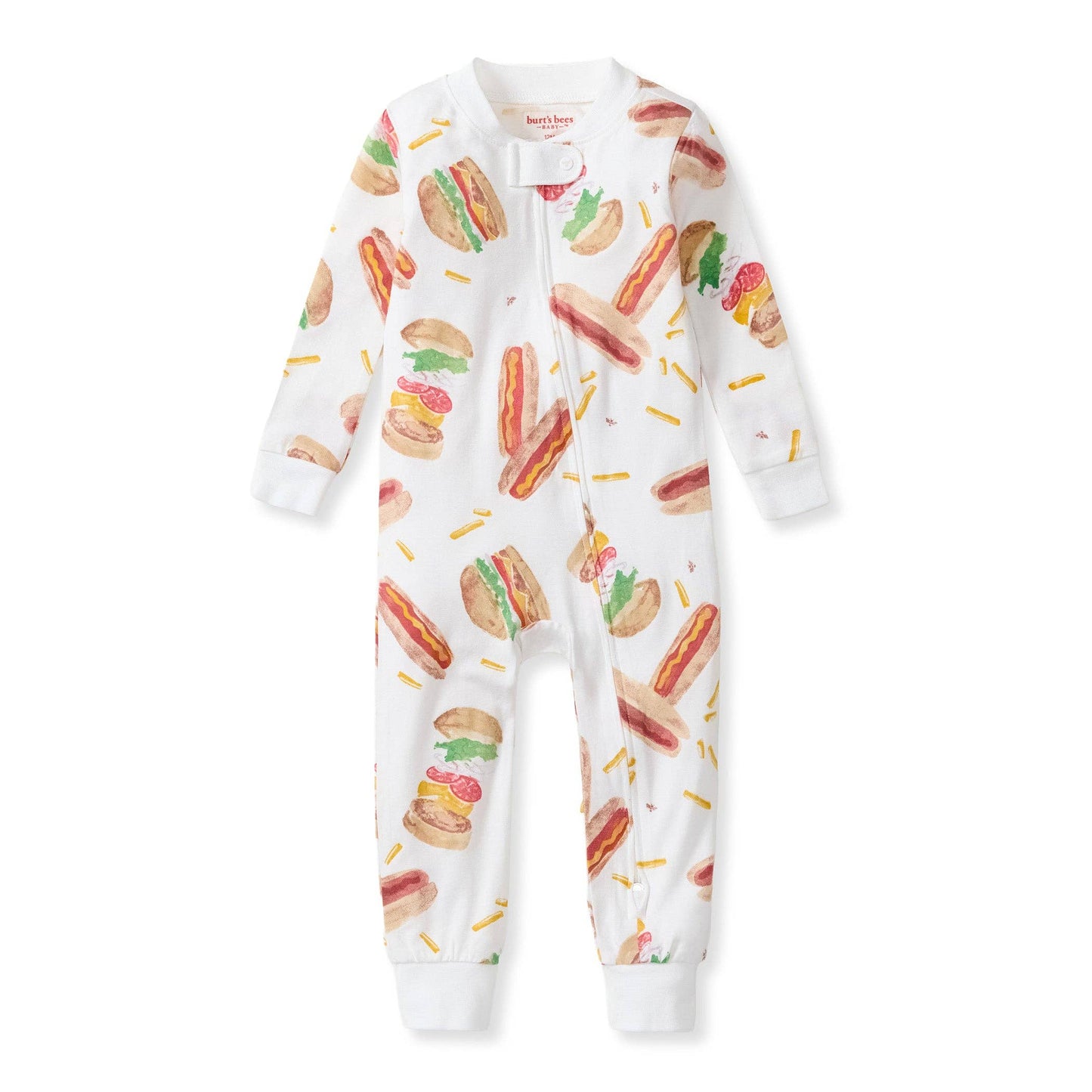 Hot Dogs & Hamburgers Honeysoft™ Footless Baby Sleeper