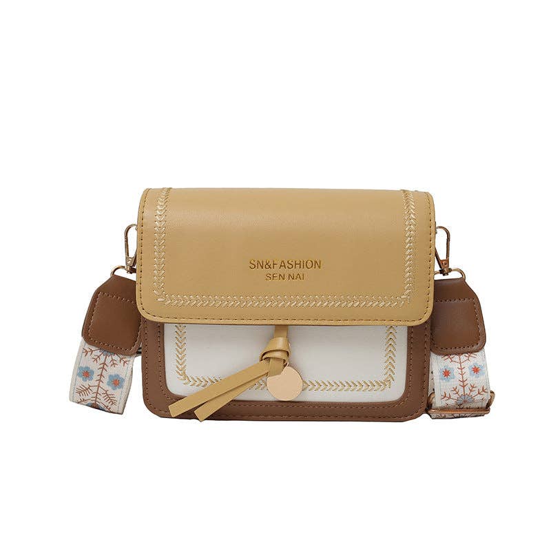 Fashion Vintage Crossbody Shoulder Bag Square