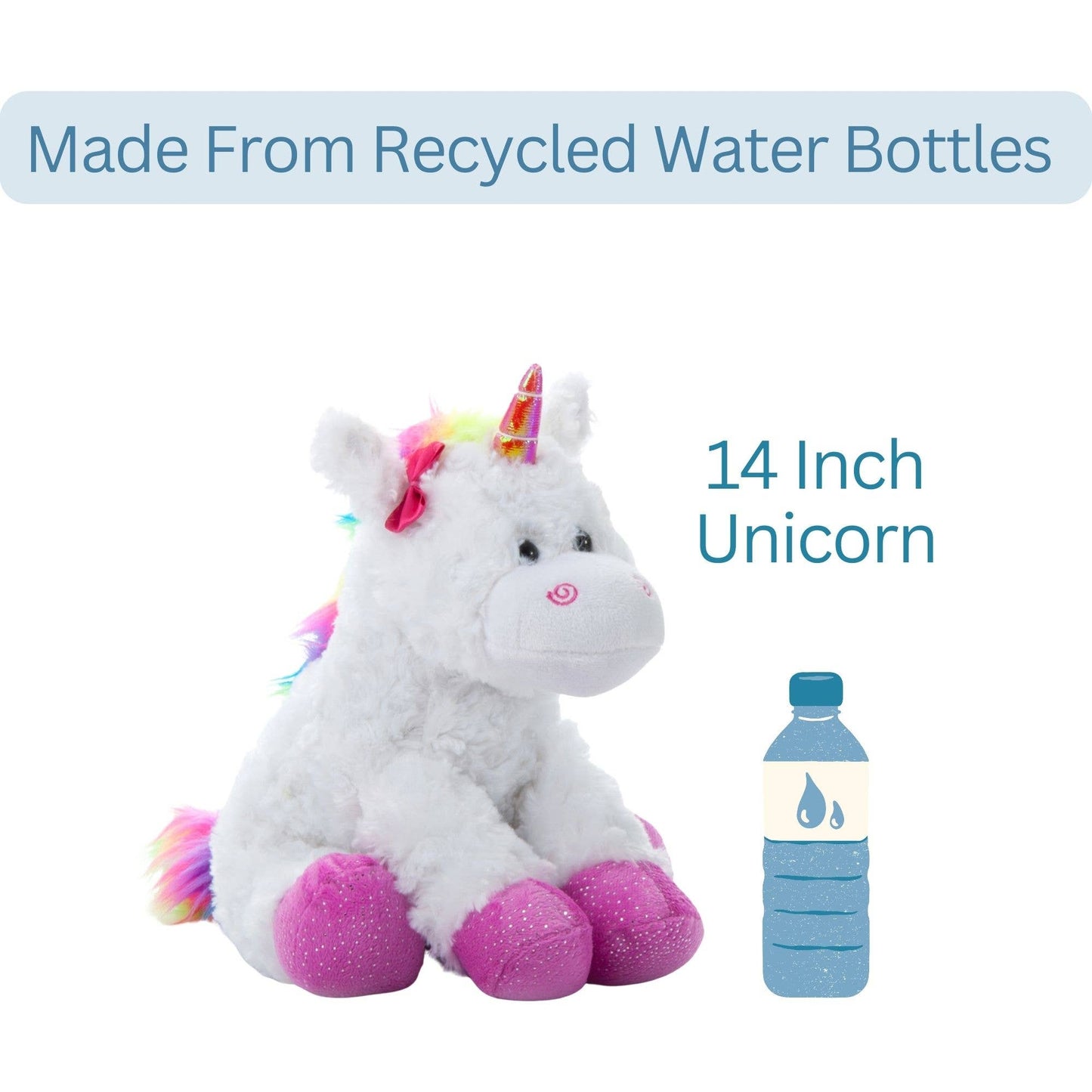 11" (26cm) Rainbow Unicorn Mythical/Fantasy CreatureStuffed Animal