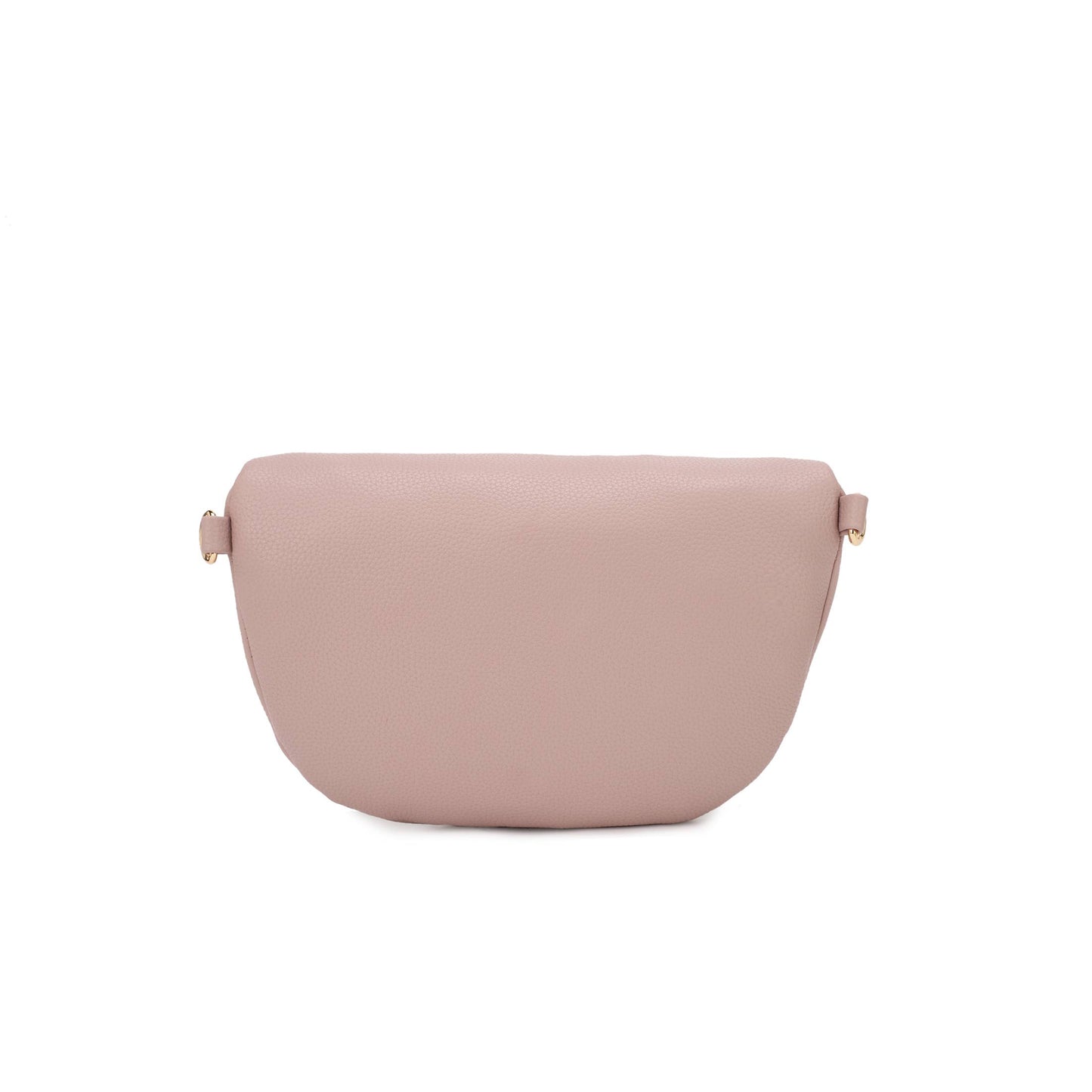 TINA TRIPLE ZIPPERED SLING BAG WITH PRINTED STRAP