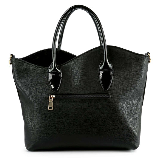 Houndstooth Rhinestone Design Elegant Tote
