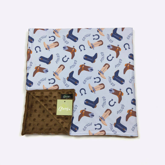 Blue Howdy Blanket