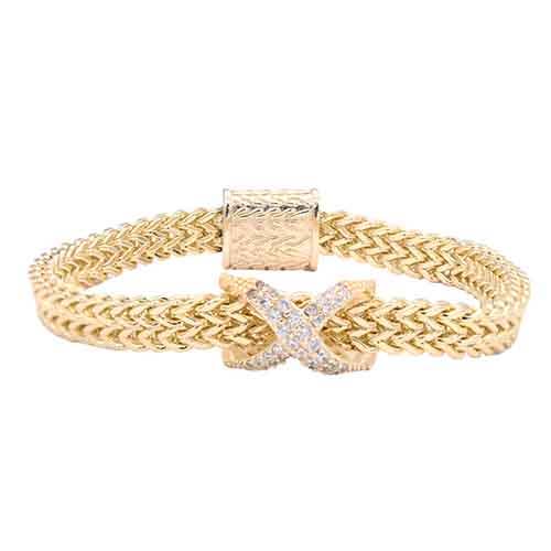 14K GOLD PLATED MAGNETIC BRACELET, BC 970