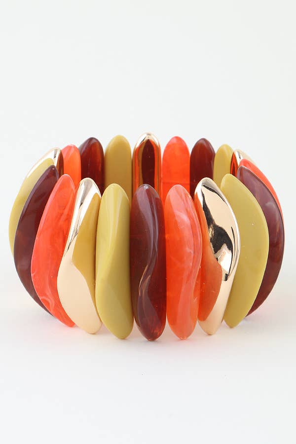 Bold Resin Chunky Bracelet Collection 1NJB-5087