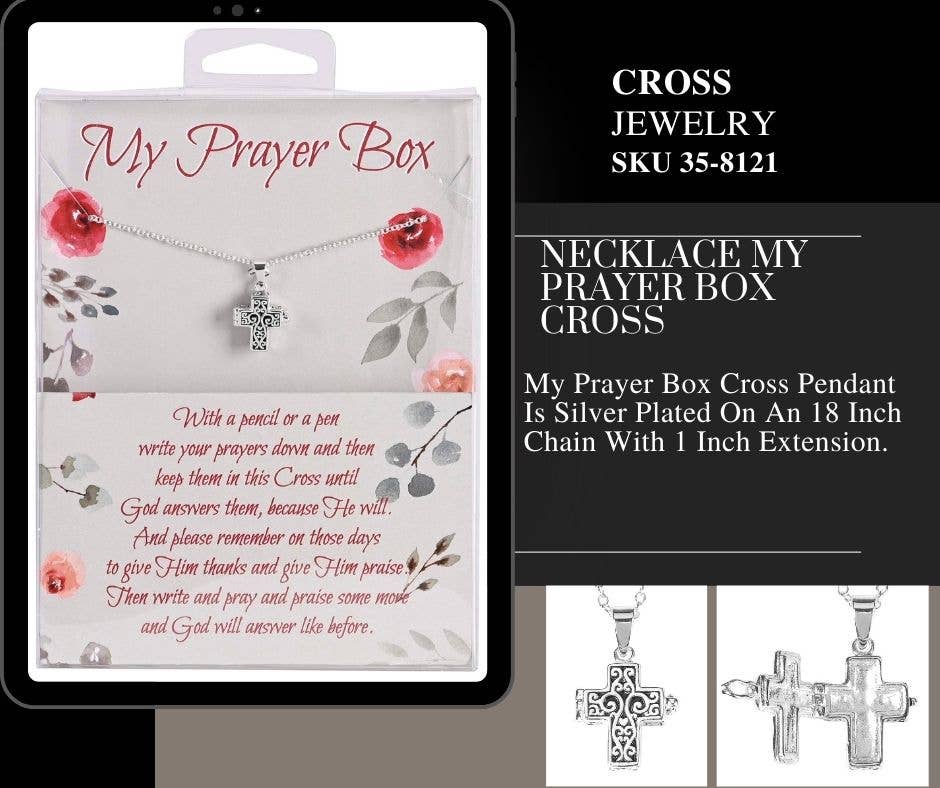 Necklace My Prayer Box Cross