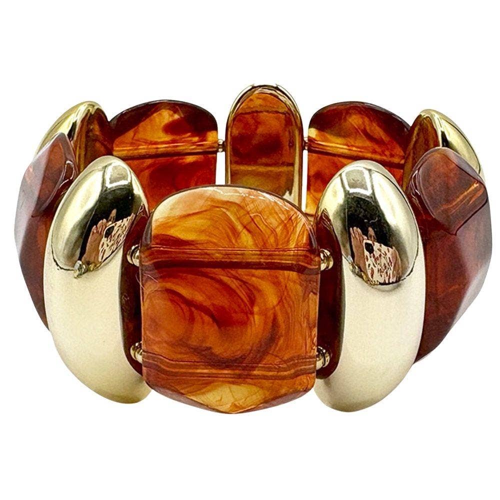 Resin Stretchy Bracelet B-142