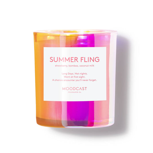 Coconut Wax Candle - Vibes - Summer Fling - 8 oz Glass Jar