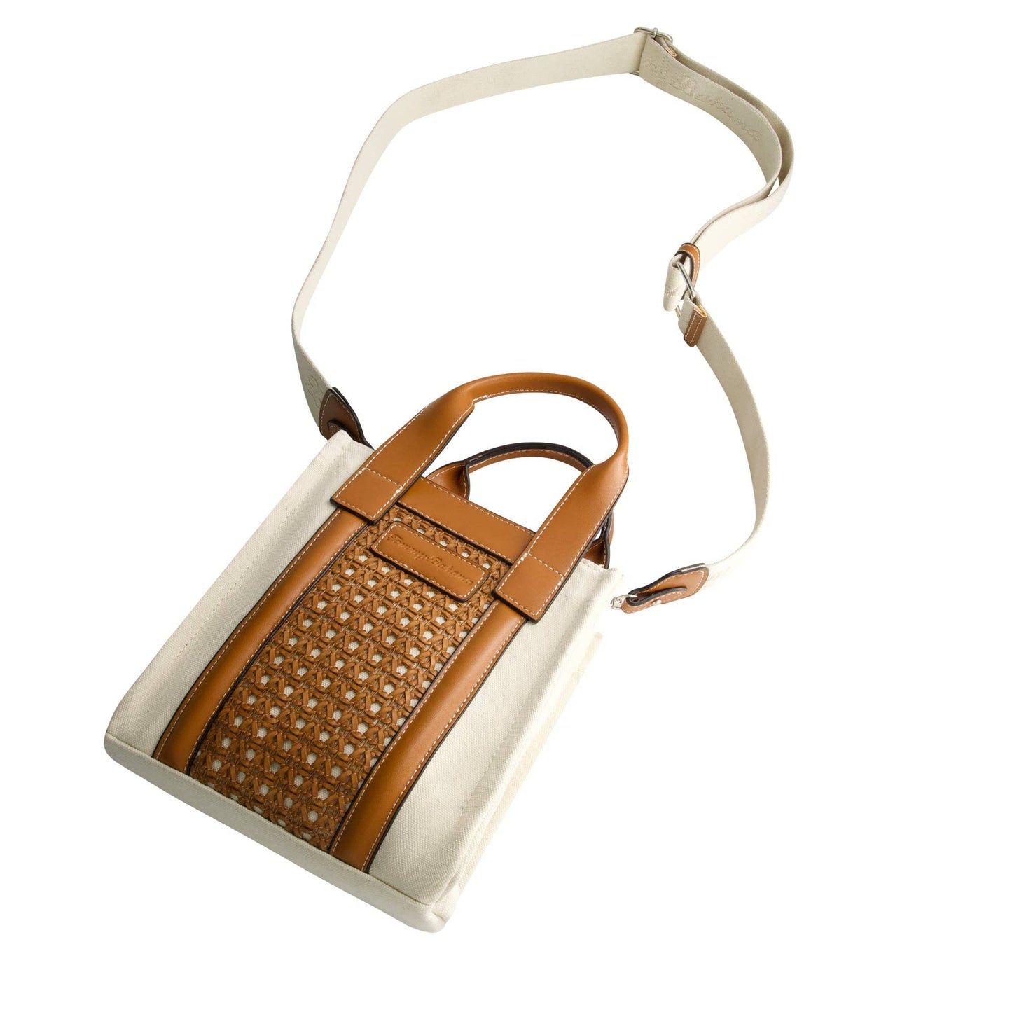 Tommy Bahama Woven North-South Tote, BROWN
