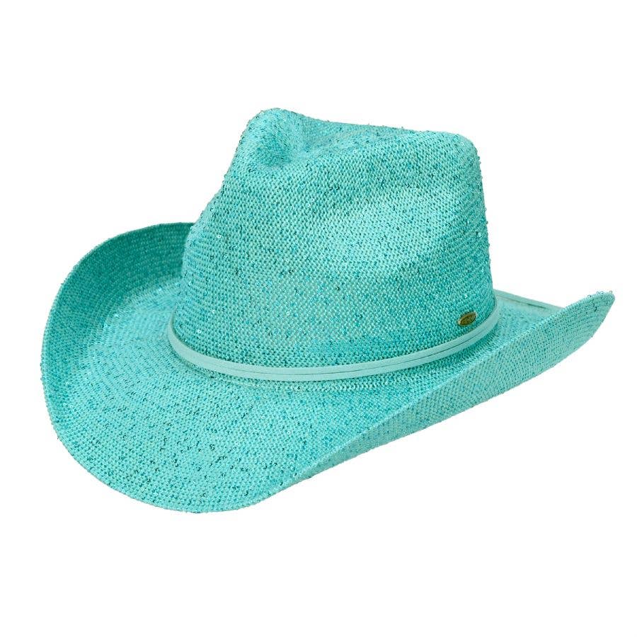 CC SEQUIN COWBOY HAT, CBC 03