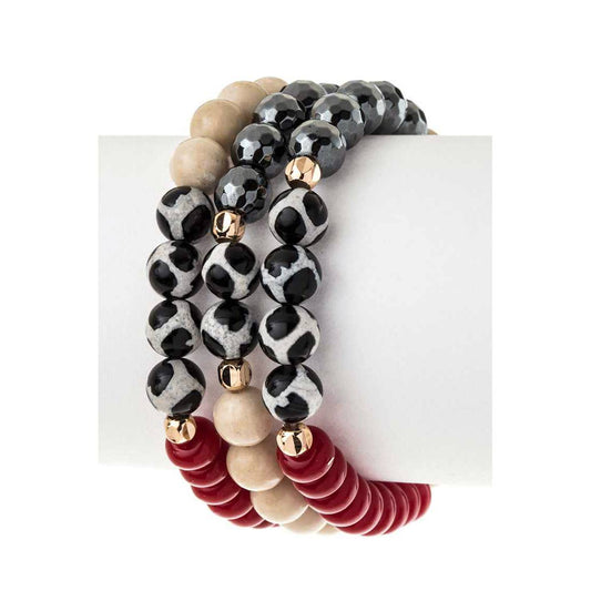 Mix Beads Layer Bracelet Set