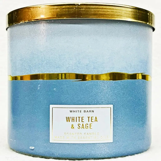 Bath & Body Works | White Tea & Sage 3-Wick Scented Candle